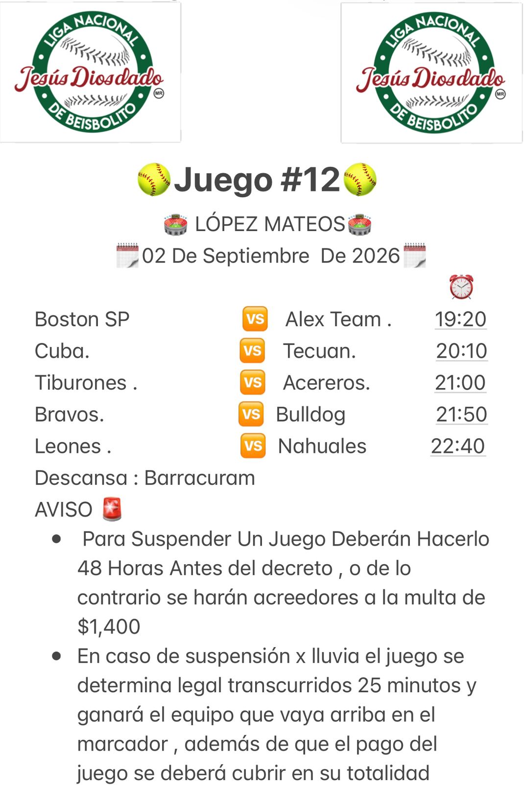 Horario
